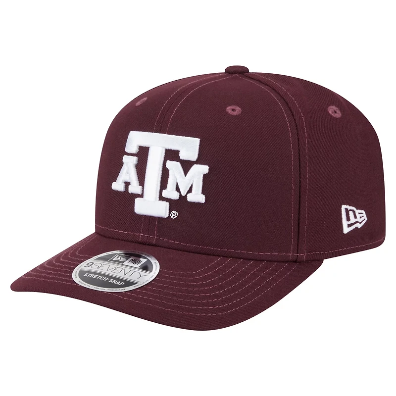New Era Texas AM Aggies Team Collective 9SEVENTY Stretch-Snap Adjustable Hat