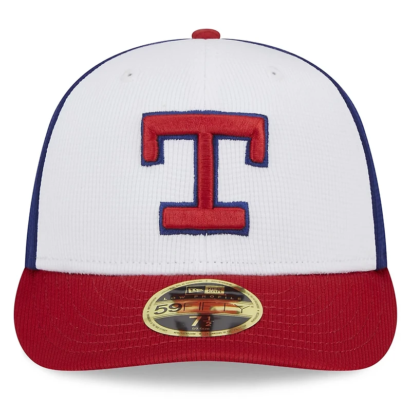 New Era Texas Rangers 2024 Batting Practice Low Profile 59FIFTY Fitted Hat