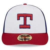 New Era Texas Rangers 2024 Batting Practice Low Profile 59FIFTY Fitted Hat