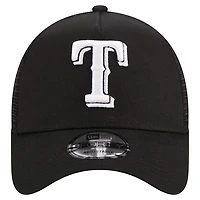 New Era Texas Rangers A-Frame 9FORTY Trucker Adjustable Hat