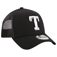 New Era Texas Rangers A-Frame 9FORTY Trucker Adjustable Hat