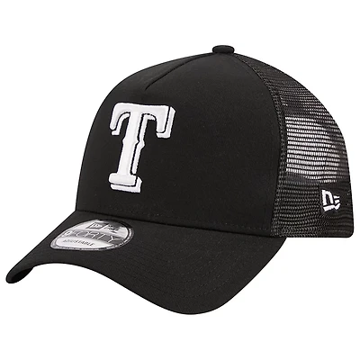 New Era Texas Rangers A-Frame 9FORTY Trucker Adjustable Hat