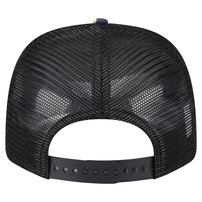 New Era Texas Rangers Adventure Drinks Pattern 9SEVENTY Stretch-Snap Hat