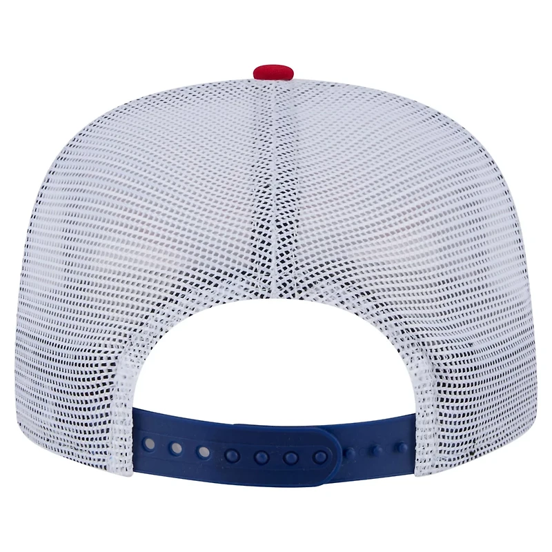 New Era Texas Rangers Tie-Dye Golfer Trucker Adjustable Hat