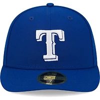 New Era Texas Rangers White Logo Low Profile 59FIFTY Fitted Hat