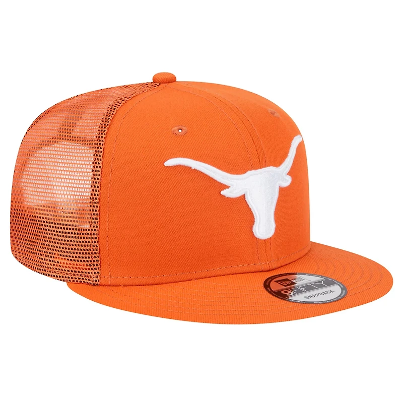 New Era Texas Texas Longhorns 9FIFTY Trucker Snapback Hat