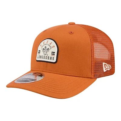 New Era Texas Texas Longhorns Patched 9SEVENTY Trucker Adjustable Hat