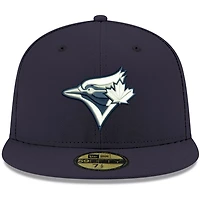 New Era Toronto Blue Jays White Logo 59FIFTY Fitted Hat