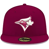 New Era Toronto Jays White Logo 59FIFTY Fitted Hat