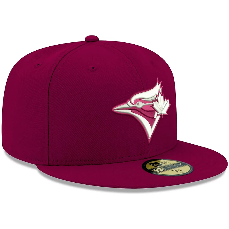 New Era Toronto Jays White Logo 59FIFTY Fitted Hat