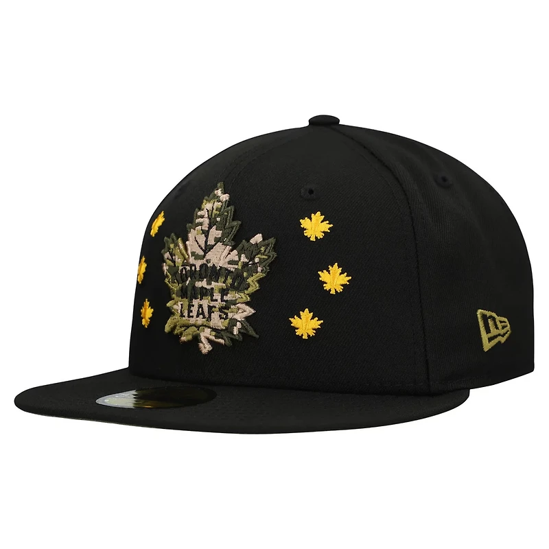 New Era Toronto Maple Leafs Military Appreciation Digital Camo Stars 59FIFTY Fitted Hat