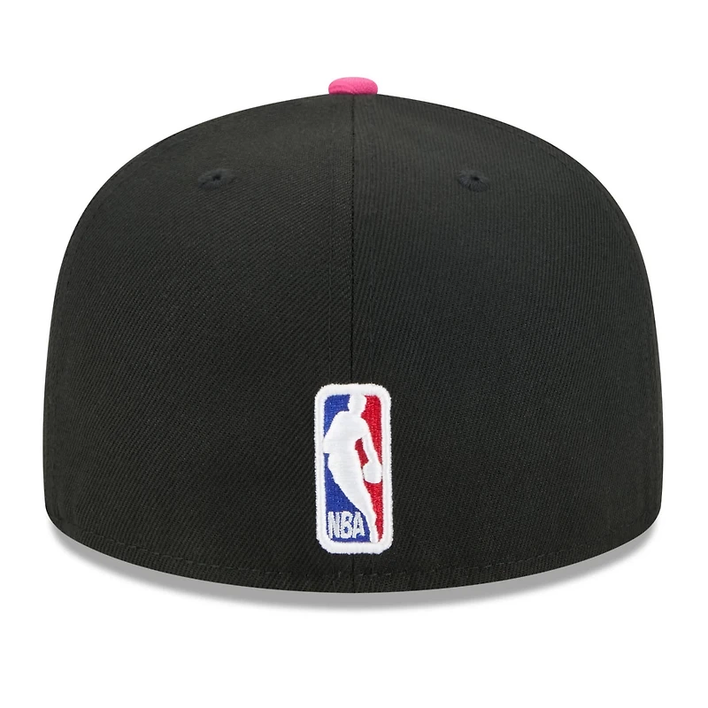 New Era Turquoise Miami Heat 2025 26 City Edition 59FIFTY Fitted Hat