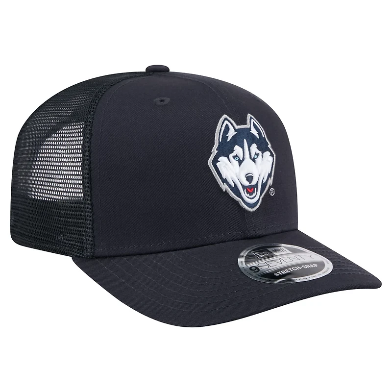 New Era UConn Huskies Primary 9SEVENTY Trucker Stretch-Snap Hat