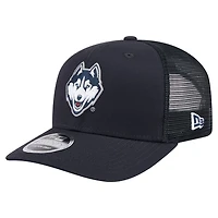 New Era UConn Huskies Primary 9SEVENTY Trucker Stretch-Snap Hat