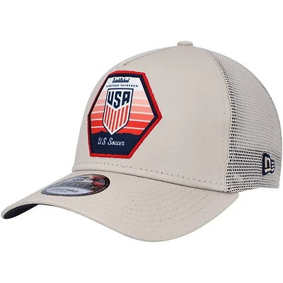New Era USMNT Established Patch 9FORTY A-Frame Trucker Adjustable Hat