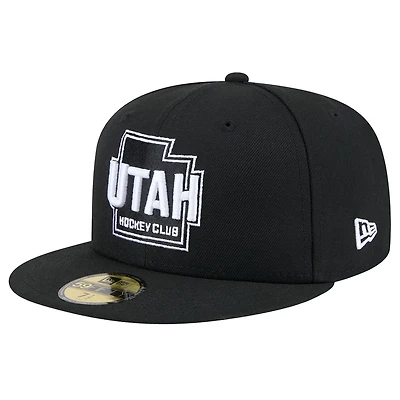 New Era Utah Hockey Club State Shape 1st Season 59FIFTY Fitted Hat