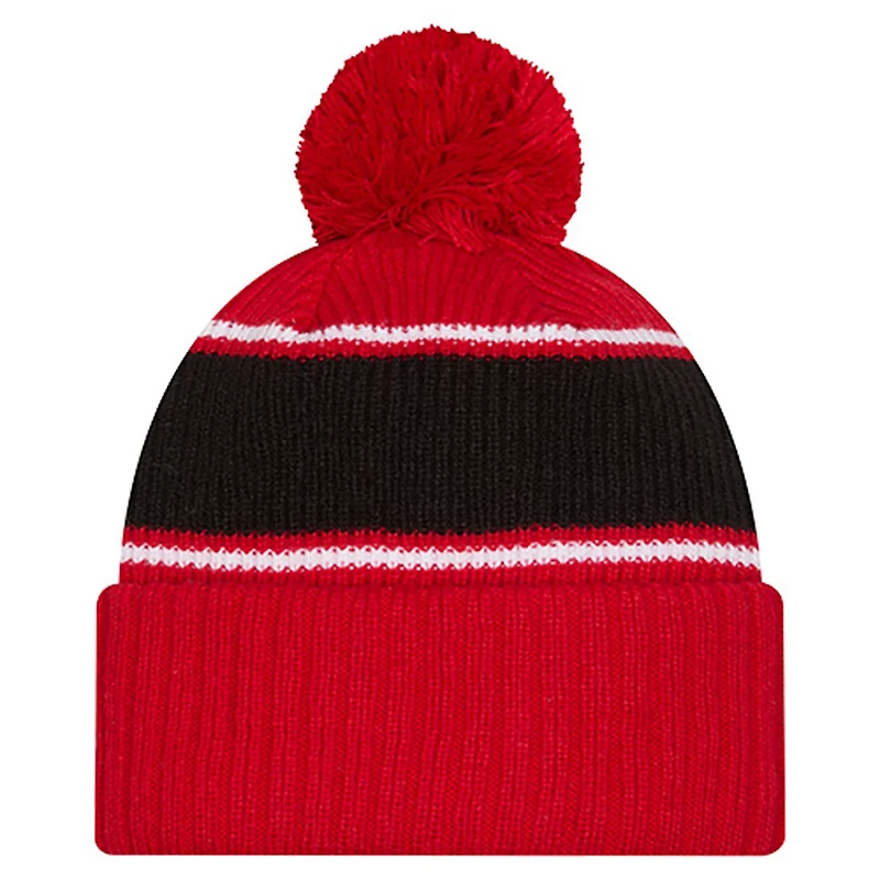 New Era Utah Utes Bold Cuffed Knit Hat with Pom