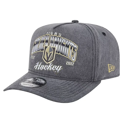 New Era Vegas Golden Knights Throwback Washed A-Frame Pre-Curved 9FIFTY Snapback Hat