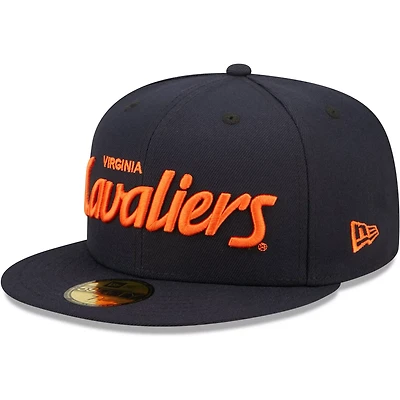 New Era Virginia Cavaliers Script Original 59FIFTY Fitted Hat
