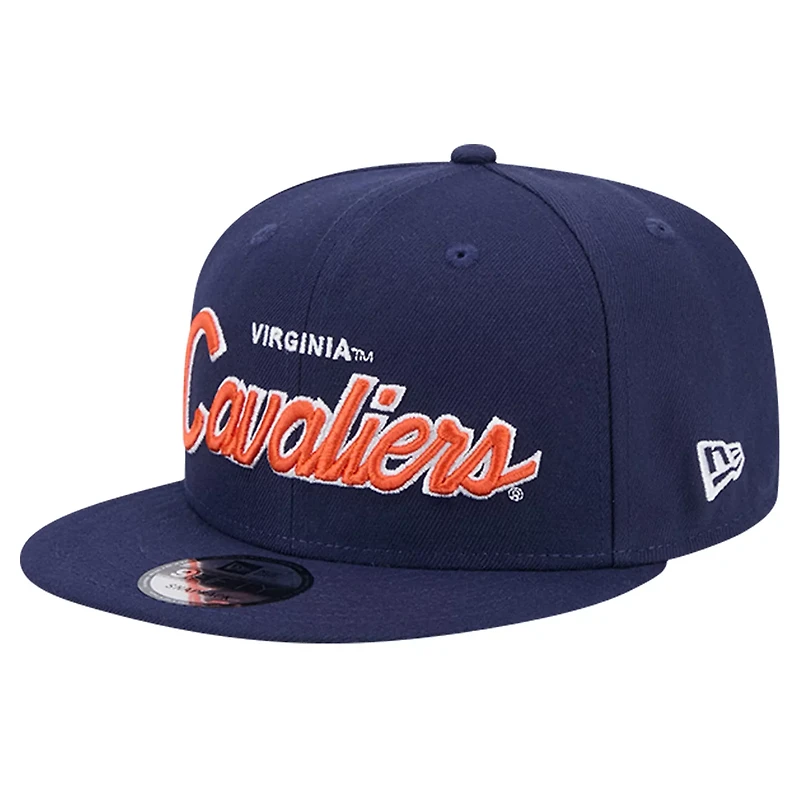New Era Virginia Cavaliers Team Script 9FIFTY Snapback Hat