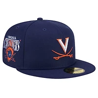 New Era Virginia Cavaliers Throwback 59FIFTY Fitted Hat