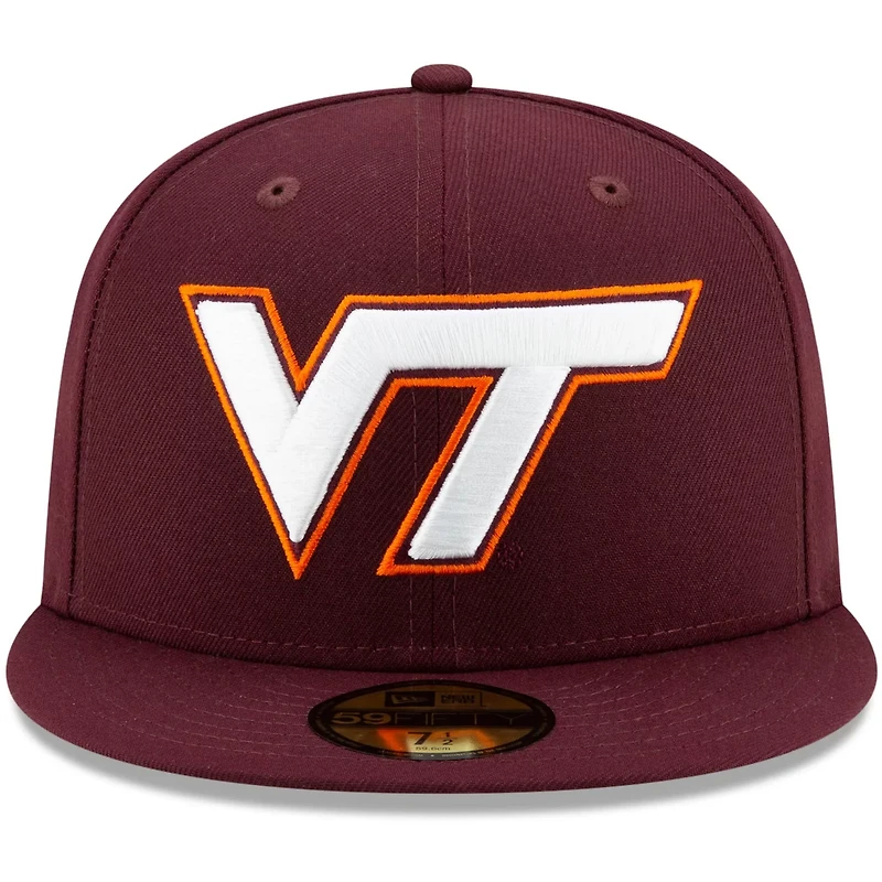 New Era Virginia Tech Hokies Basic 59FIFTY Team Fitted Hat