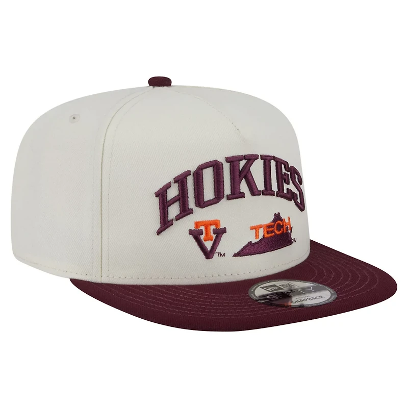 New Era Virginia Tech Hokies Collegiate 9FIFTY A-Frame Snapback Hat