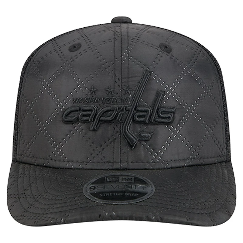 New Era Washington Capitals Quilted Nylon 9SEVENTY Adjustable Trucker Hat