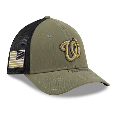 New Era Washington Nationals 2026 Armed Forces Day 39THIRTY M-Crown Trucker Flex Hat