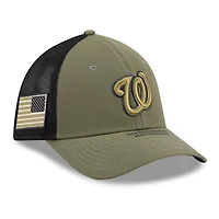 New Era Washington Nationals 2026 Armed Forces Day 39THIRTY M-Crown Trucker Flex Hat