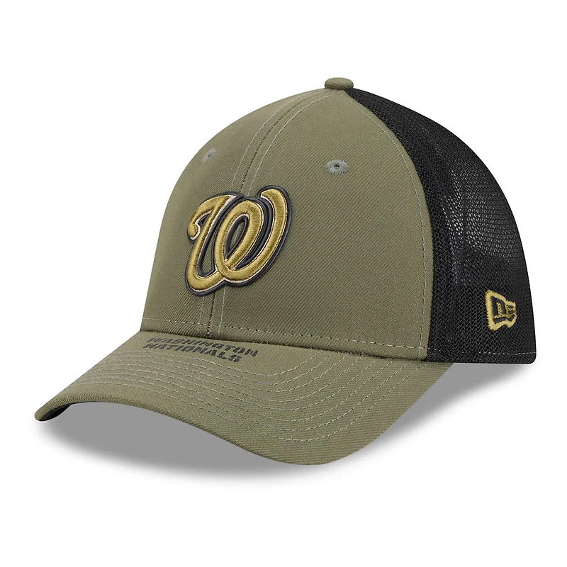New Era Washington Nationals 2026 Armed Forces Day 39THIRTY M-Crown Trucker Flex Hat