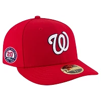 New Era Washington Nationals 20th Anniversary Low Profile 59FIFTY Fitted Hat