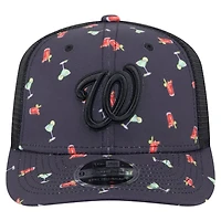 New Era Washington Nationals Adventure Drinks Pattern 9SEVENTY Stretch-Snap Hat