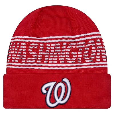 New Era Washington Nationals Authentic Collection Cuffed Knit Hat
