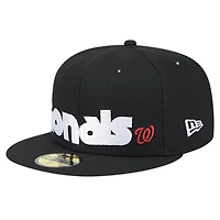 New Era Washington Nationals Checkered Undervisor 59FIFTY Fitted Hat