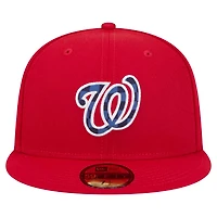 New Era Washington Nationals Checkered Undervisor 59FIFTY Fitted Hat