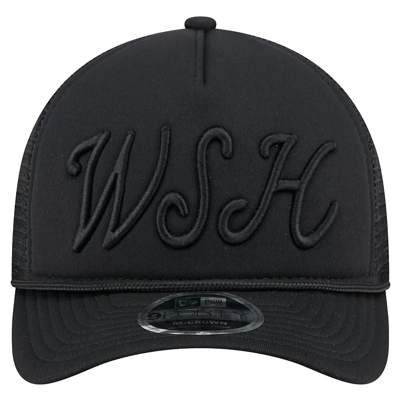 New Era Washington Nationals City Initial 9FORTY A-Frame M-Crown Adjustable Trucker Hat