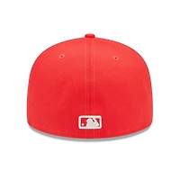 New Era Washington Nationals Lava Highlighter Logo 59FIFTY Fitted Hat