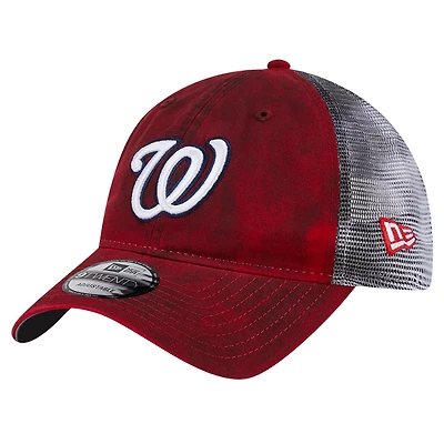 New Era Washington Nationals Team Slick Trucker 9TWENTY Adjustable Hat