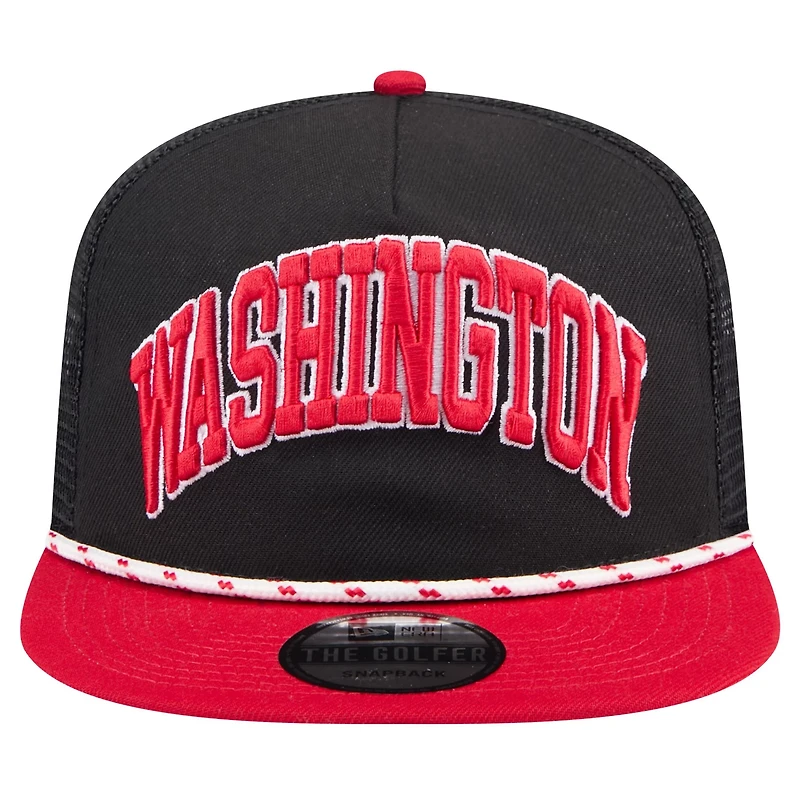 New Era Washington Nationals Throwback Meshback Golfer Hat