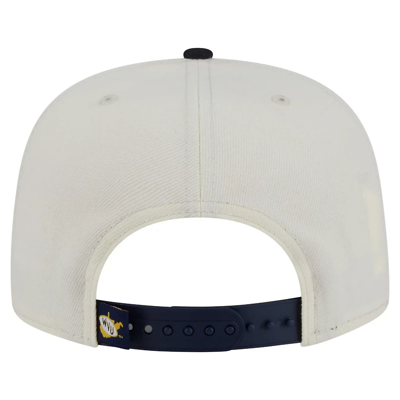 New Era West Virginia Mountaineers Collegiate 9FIFTY A-Frame Snapback Hat
