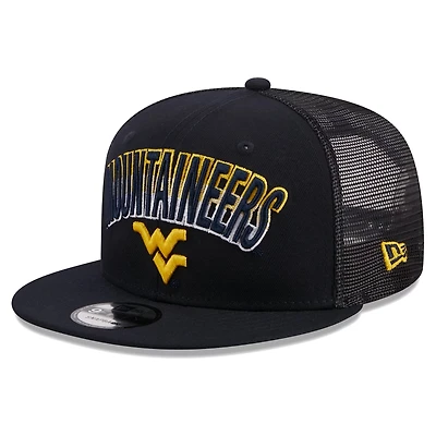 New Era West Virginia Mountaineers Grade Trucker 9FIFTY Snapback Hat