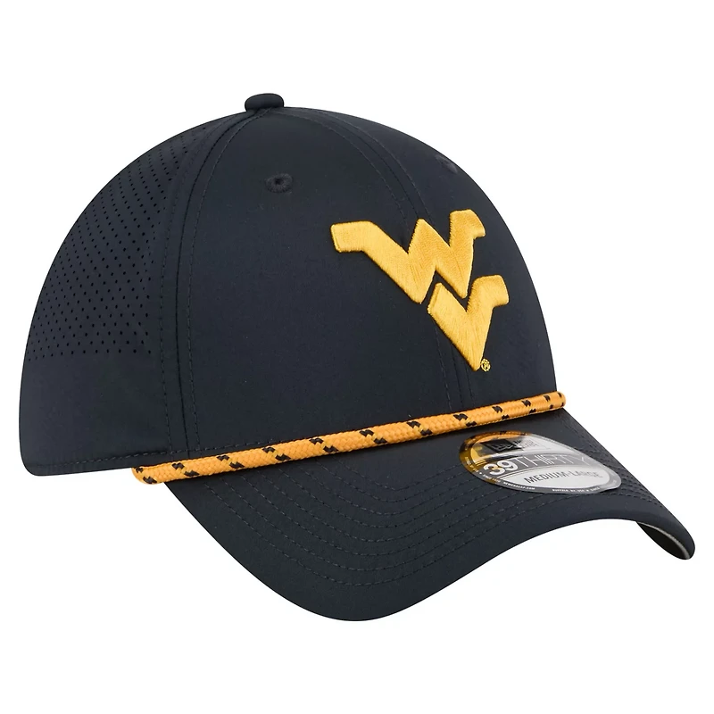 New Era West Virginia Mountaineers Rope 39THIRTY Flex Hat
