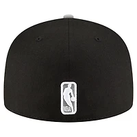 New Era White Brooklyn Nets 2-Tone 59FIFTY Fitted Hat