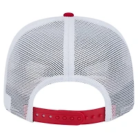 New Era White Carolina Hurricanes Team Patch Basic 9SEVENTY Adjustable Trucker Hat