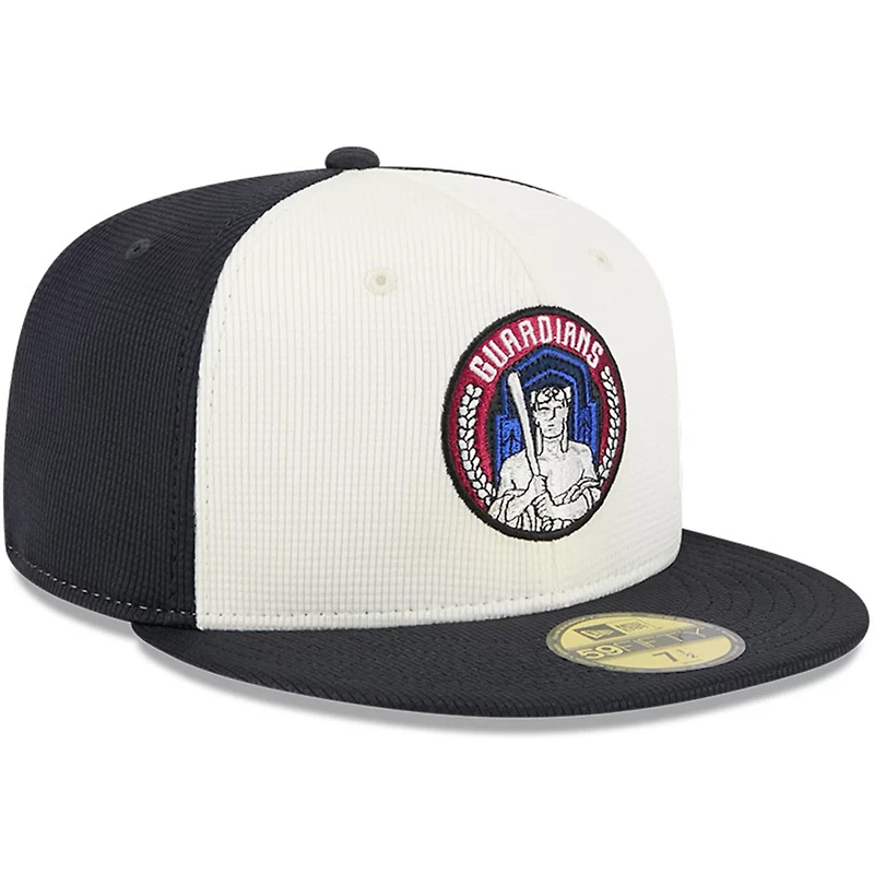 New Era White Cleveland Guardians City Connect Batting Practice 59FIFTY Fitted Hat