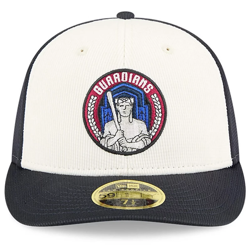 New Era White Cleveland Guardians City Connect Batting Practice Low Profile 59FIFTY Fitted Hat