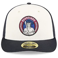 New Era White Cleveland Guardians City Connect Batting Practice Low Profile 59FIFTY Fitted Hat