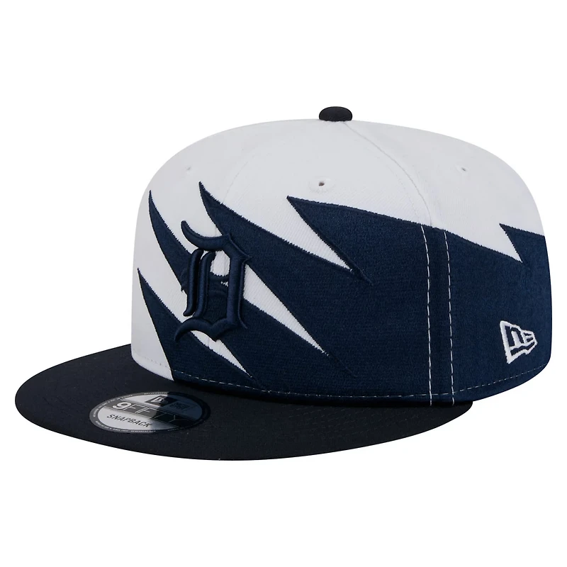 New Era White Detroit Tigers Jagged 9FIFTY Snapback Hat