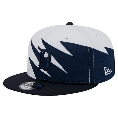 New Era White Detroit Tigers Jagged 9FIFTY Snapback Hat
